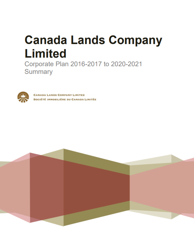 2016-2021 corporate plan summary cover