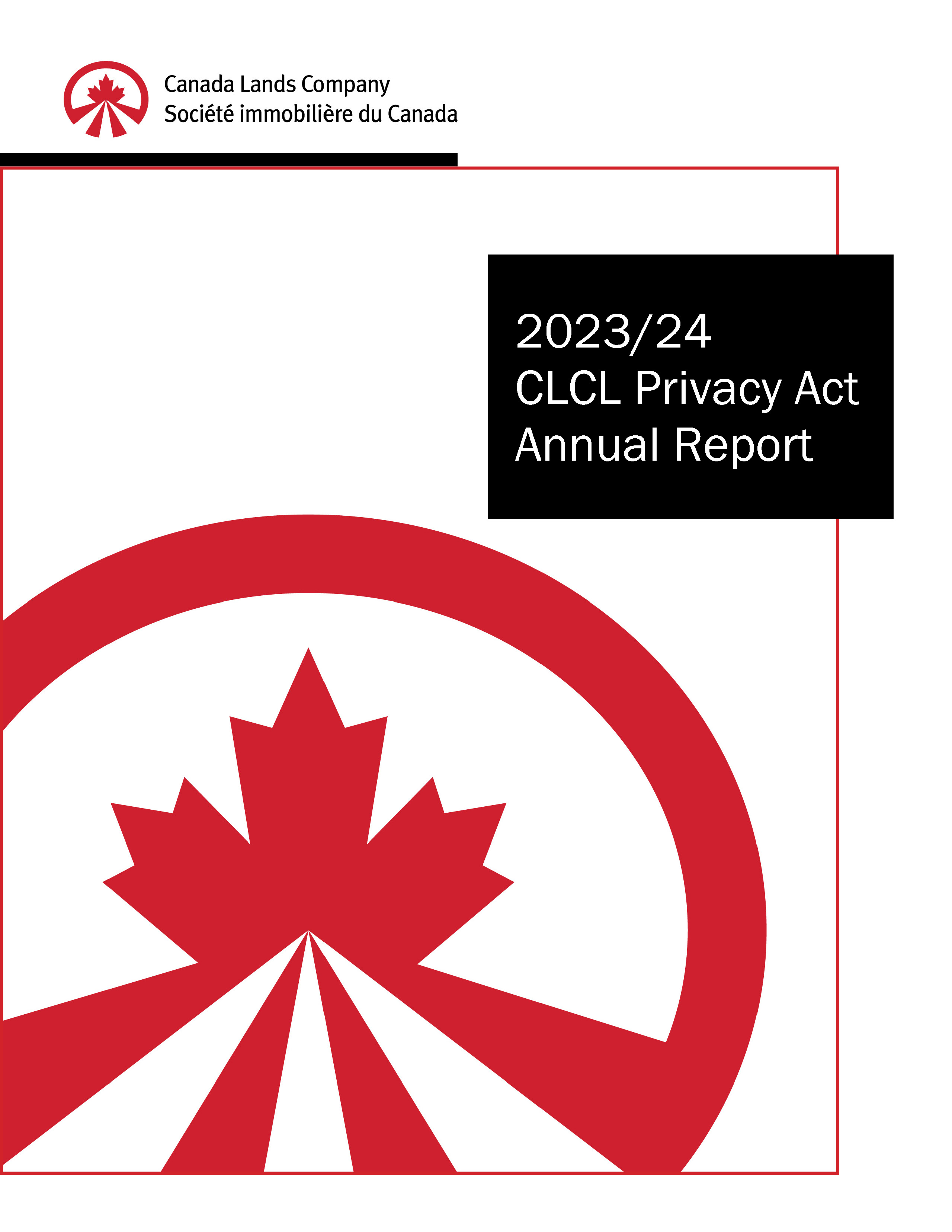 Report cover page