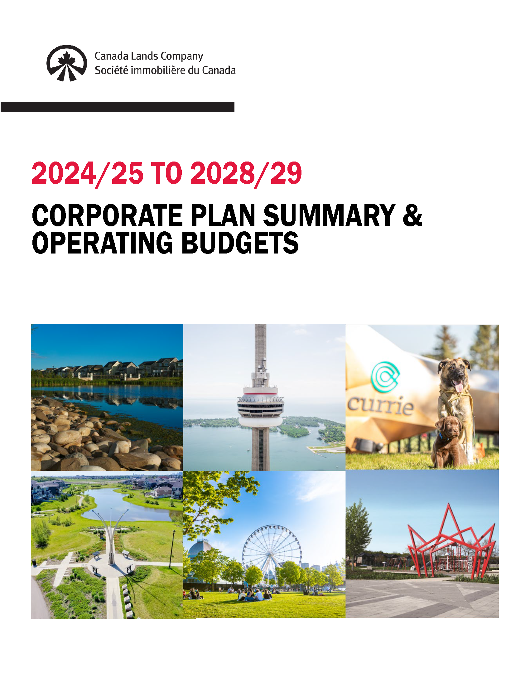 2024-25 Corporate Plan Summary Cover Page