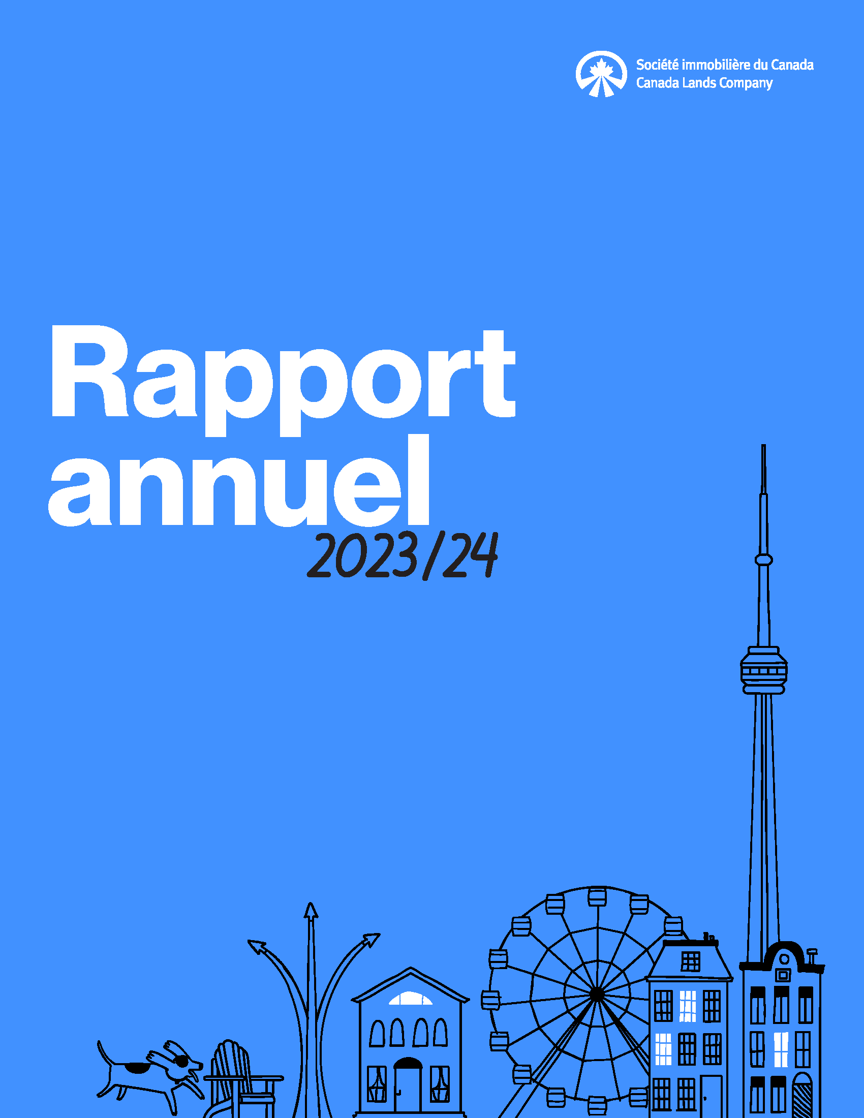 Page de couverture du 2023-24 Rapport annuel